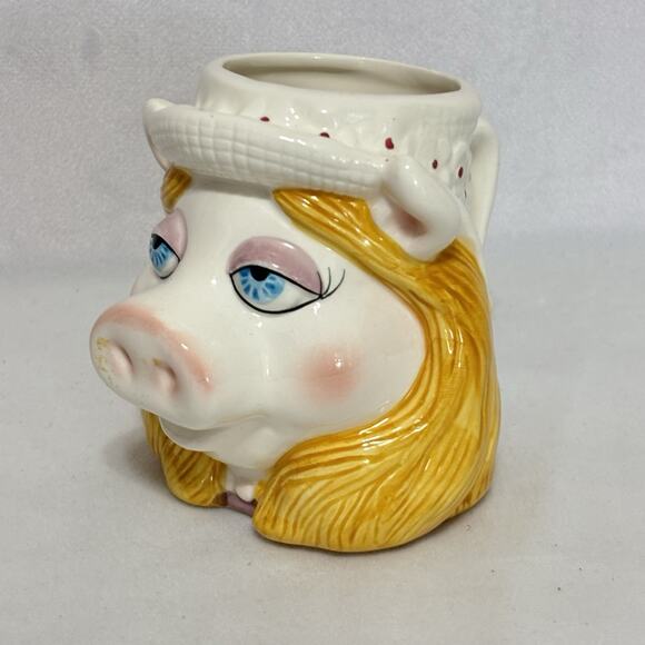 Vintage Miss Piggy Mug Coffee Cup Jim Henson Muppets Sigma Taste Setter Ceramic - Picture 2 of 5